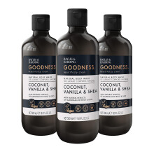 Baylis & Harding Goodness Coconut, Vanilla & Shea Body Wash 500 ml (Pack of 3) -