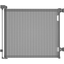 derimkcoa Retractable Mesh Baby & Dog Gate, 86cm Tall, Extends up to 300cm Wide, Child Safety Gate for Doorways, Stairs, Hallways, Indoor/Outdoor, Gr