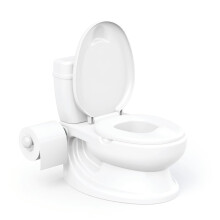 """DOLU Toddler Infant Educational Potty Aid Toy - Realistic Design with Retractable Toilet Roll Holder, Storage Compartment - Suitable for Ages 18 M