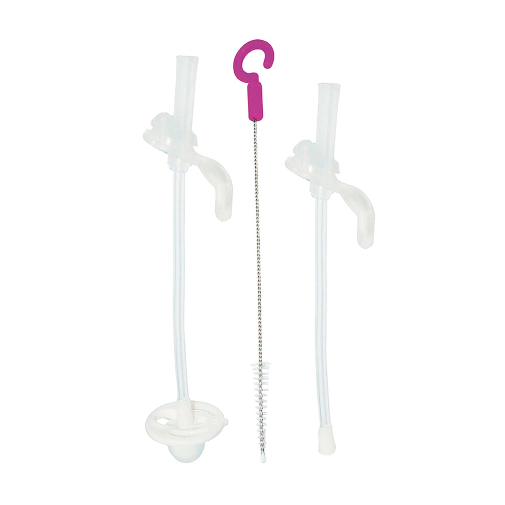 Sippy Cup Replacement Straw Pack: Includes 1 Replacement Straw With Weight, 1 Cleaning Brush, Fits Sippy Cups B.box