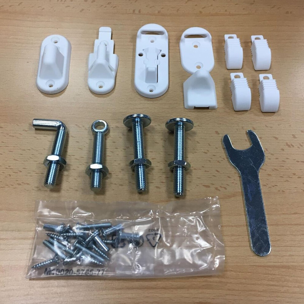 Babydan Range Of Stair Gates Spare Fitting Kits (Babydan Multidan Metal Fittings Kit)