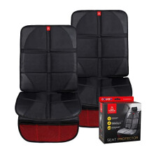 Royal Rascals - Baby Car Seat Protector - 2 Pack - Padded Universal Fit