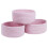 3 Pack Small Woven Cotton Rope Gift Baskets for Organizing, Pink 1