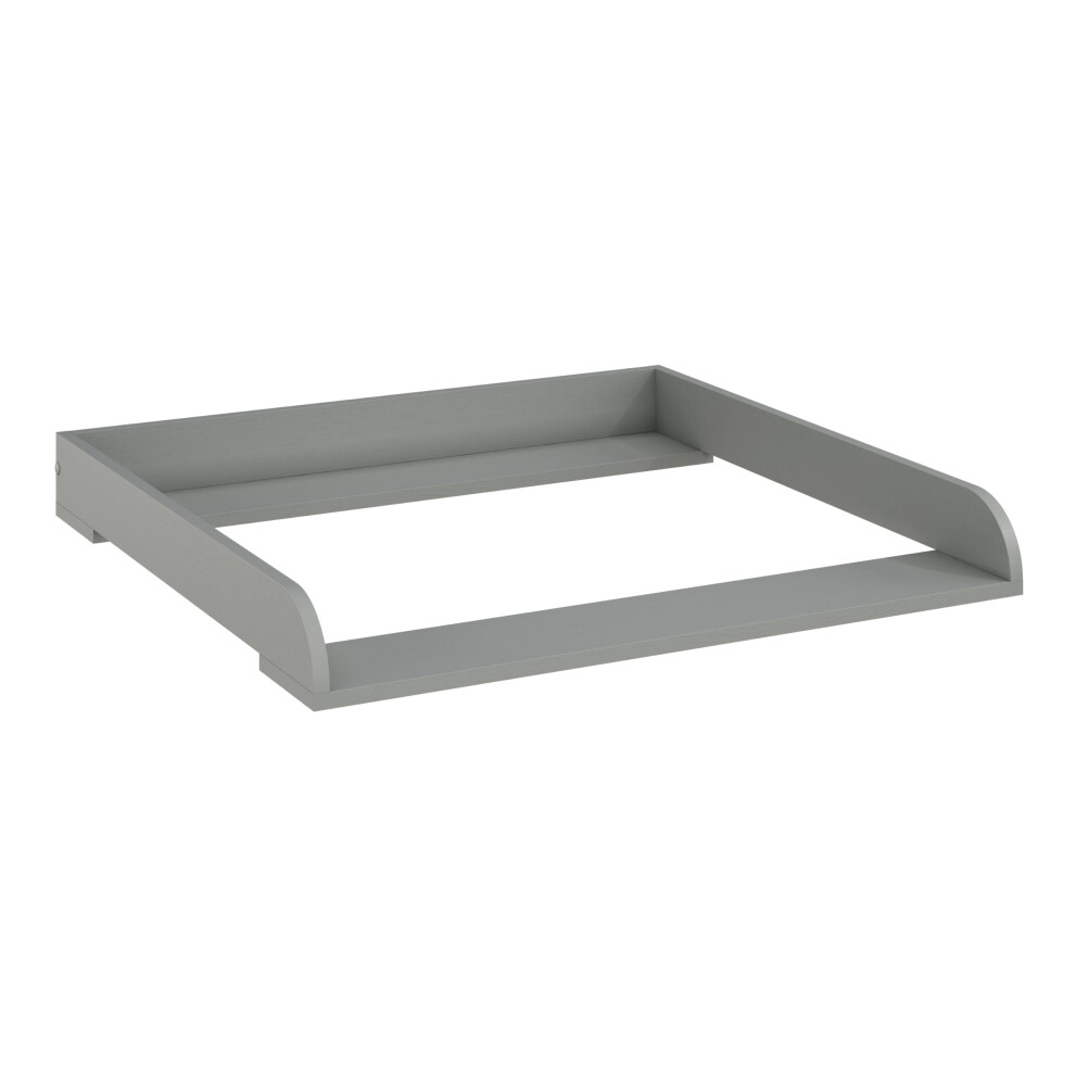 Kids Changing Attachment 800 Universal For Ikea Dressers - Suitable For Malm, Hemnes, Nordli, Grey Shefa