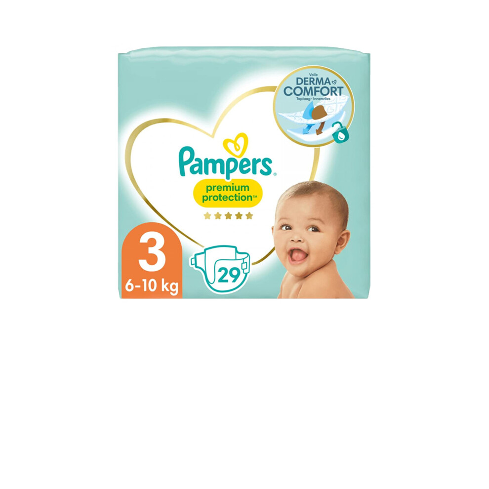 Pampers Baby Nappies Size 3 (6-10Kg) Pack Of 29