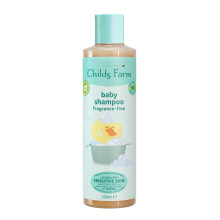Childs Farm Baby Shampoo Unfragranced Gently Cleanses Hair and Scalp Suitable for Newborns with Dry, Sensitive and Eczema-prone Skin and Scalp, 250 m