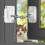 Window Locks, Aosite 2pcs Window Restrictor Child Safety Locks for 1