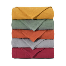 Soarwg Kids Baby Muslin Squares Cloths, 5-Pack, 60x60cm