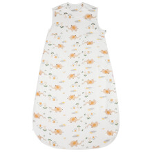 Snoozebag Child Toddler Sleeping Bag Size 3-6 Years 2.5 Tog Long 130cm With Side Zip Opening 100% Cotton Outer Nursery Sleepsack (Elephant Top Hat)