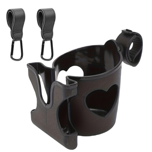 3PCS Pram Cup Holder Universal Set, Pram Cup and Phone Holder,