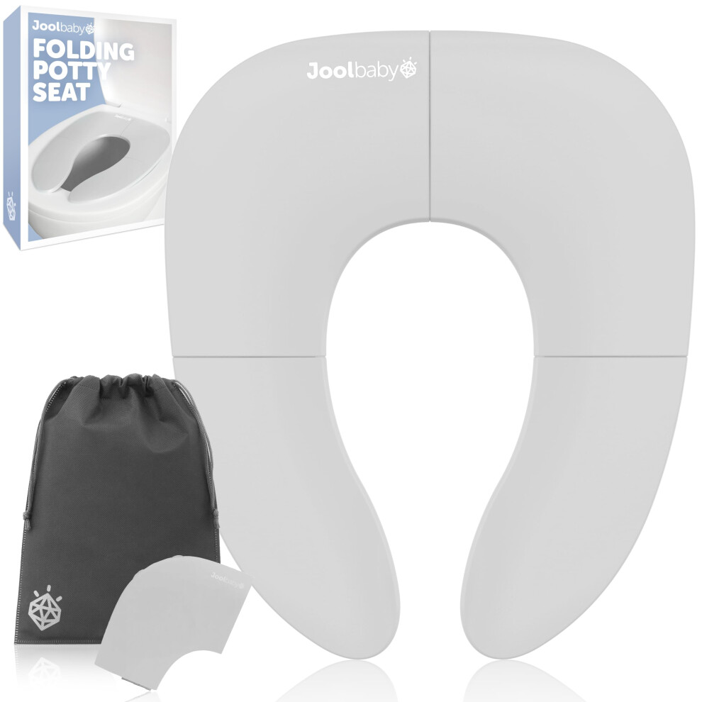 Jool Baby Products Jool Baby Folding Travel Potty Seat For Girls, Fits Round & Oval Toilets, Non-Sl