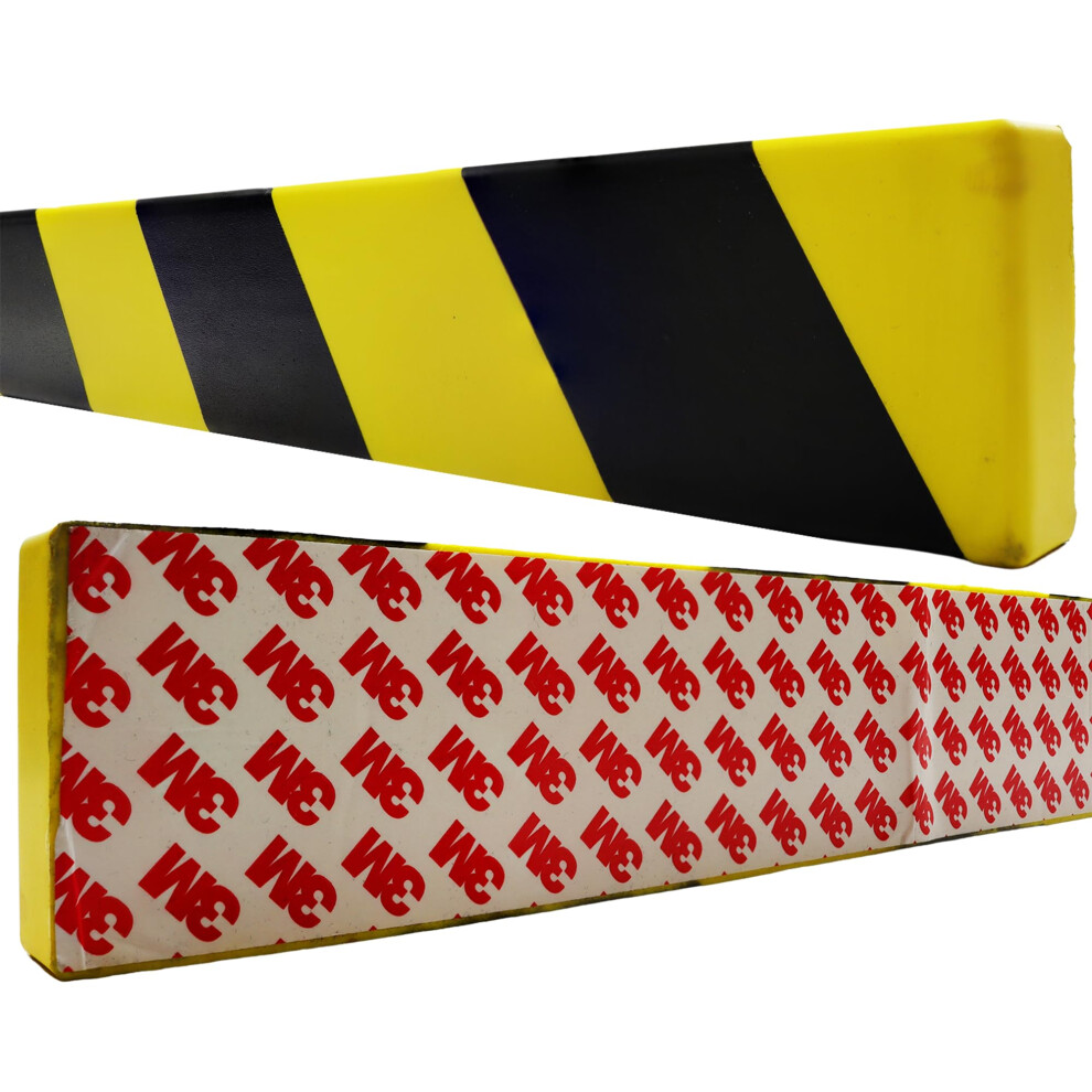 Vigil Pu Foam Impact Protectors - Indoor Wall Protector With Self Adhesive Backing - Foam Protector For Safety - Garage Wall Protection High Visibili