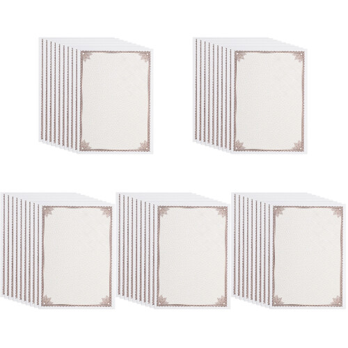 50St Printbaar Certificaat Beige Voor Office En School 1