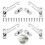 4 Pcs Window Restrictor for UPVC, Window Lock Stainless Steel, Window 1