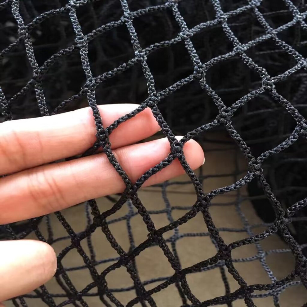 Kids Safety Rope Netting For Balcony Fence, Protection Netting For Top Bunk, Stairway Railing Safety Net Black Lglfdj