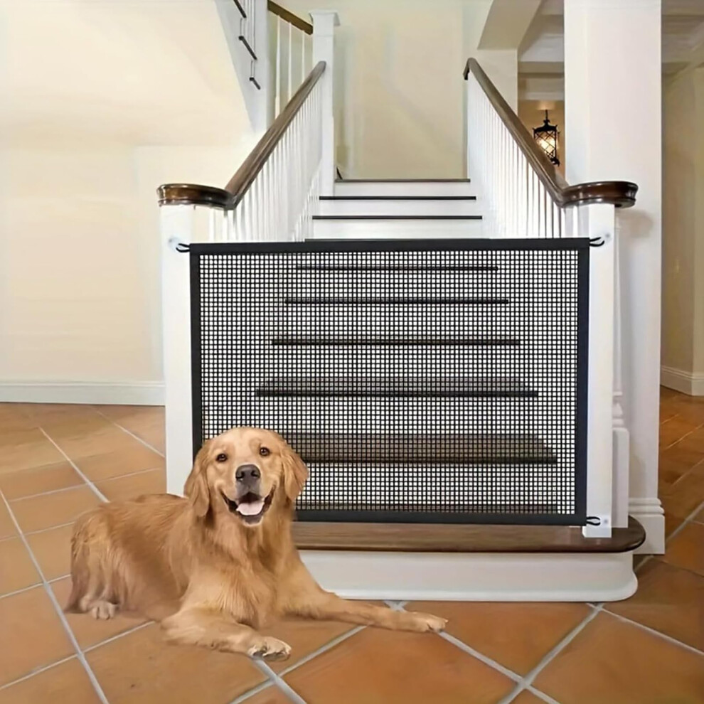 Mesh Stair Gate, 110X72cm Mesh Baby Gate, Retractable Stair Gate, Stair Gates For Baby, Retractable Baby Gate, Retractable Dog Gate, Safety Gatefor P Wnxbfo