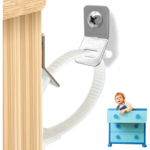 Furniture Straps, Furniture Safety Strap Anti-Tip Wall Anchors Protecting Kit fo