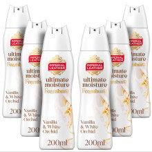 Imperial Leather Ultimate Moisture Vanilla & White Orchid Foamburst, Ultra Rich Lather & Delicate Fragrance, Suitable for Sensitive Skin, Vegan & Cru
