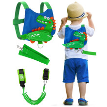 Lehoo Castle Baby Reins, 4 in 1 Toddler Reins for Walking 1-3 Years with Anti Lost Wrist Link, Reins for Toddlers Boys Girls with Safety Harness - Di