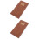 2Pièces Planification Maison Marron Portable Pratique 7