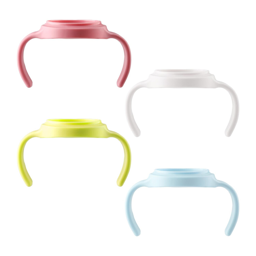 Tabanzhe Baby Bottle Handles 4Pcs Bottle Holder For Feeding Compatible With Most Bottles Encourages Independent Drinking Bottle Accessories For Teach