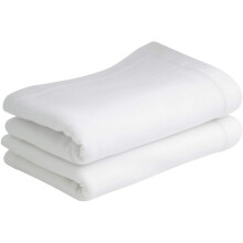 Bloomsbury Mill - Flat Sheets for Baby Pram, Crib, Cot & Moses Basket - 2 Pack -