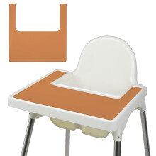Vicloon High Chair Placemat, Silicone High Chair Mat Silicone