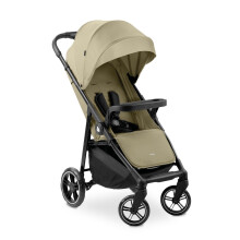Hauck Shop N Care, Olive - Lightweight Pushchair (only 8.5 kg) with Snack Tray, Cup Holder & Raincover, Compact & One Hand Folding, Fully Reclining f