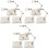 9Pièces Présentoir Réglable Figurines ABS Transparent Stockage Simple 5