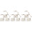 9Pièces Présentoir Réglable Figurines ABS Transparent Stockage Simple 6