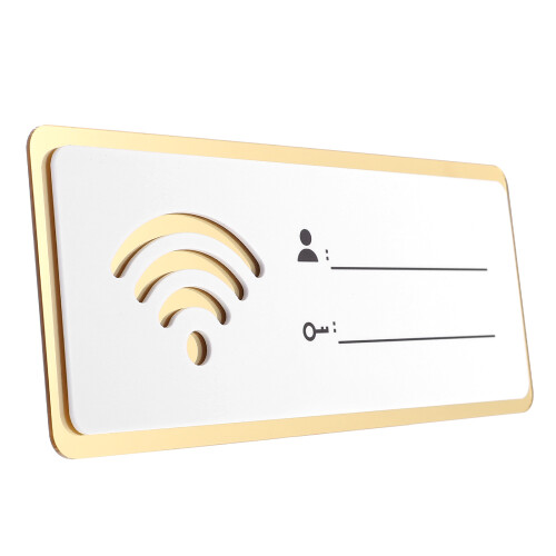 6Pièces Plaque Mural WiFi Pour Et Magasin 2