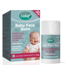 Colief Baby Face Balm Stick | 100% Natural Shea Butter, Rosehip Oil, and Chamomile Coconut Oil | Gently Moisturise Baby's Dry & Sensitive Skin | for