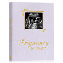 Lanpn My Pregnancy Journal Memory Book for First Time Mom, 156 Page Pregnant Announcement Must Have Planner, Pregnancy Tracking Diary Mom to Be Scrap