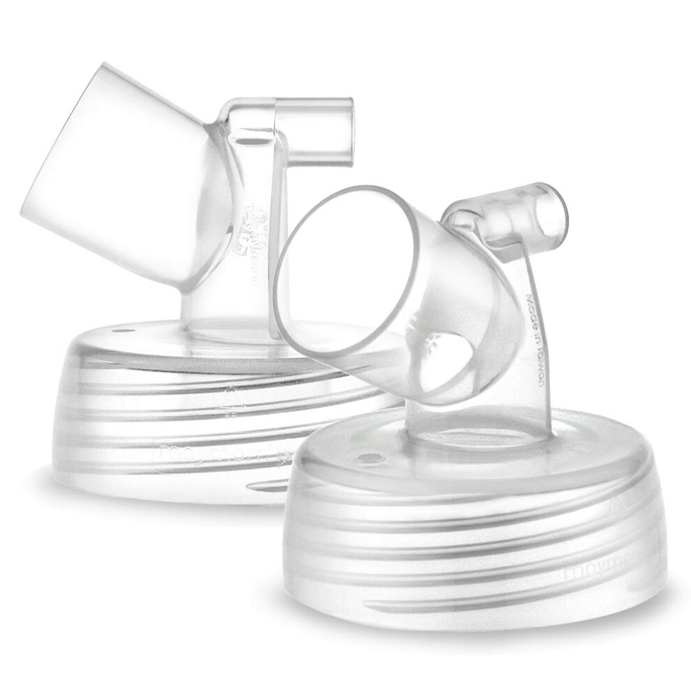 Maymom Myfit Base Connector (2Pc) Wide Neck: These Connectors Will Fit These Wide Neck Bottles: Spectra Wide Mouth Bottles, Avent 44308568
