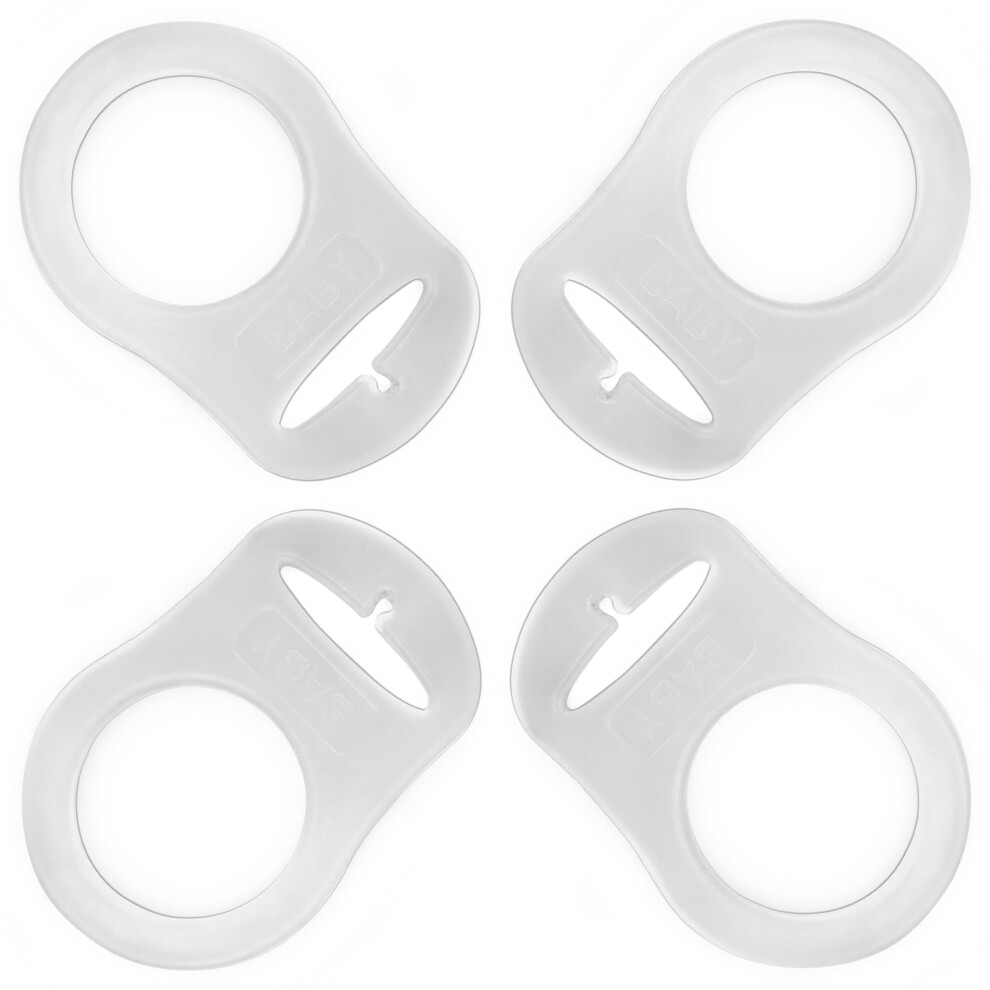 Pacifier Adapter Rings - Silicone Adapter For Pacifier Holder And Clip Mam-Compatible Putska