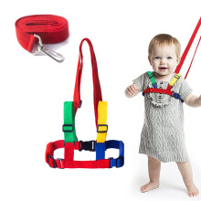 Walking Harness and Safety Leash Anti-Lost, 2 in 1 Baby Safety Reins Anti-Lost for Children, Child Rope Leash Walking Hand Belt (Yellow and Green)