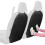 QWORK 2Pcs Car Seat Kick Mats, Car Back Seat Protector, for SUVs, Jeeps, Trucks 1