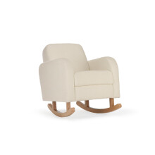 CuddleCo Etta Nursing Chair with Wide Armrests - Ergonomic Cuddle Chair for New Parents, Deep Cushioning for Ultimate Comfort and Relaxation (Boucle,