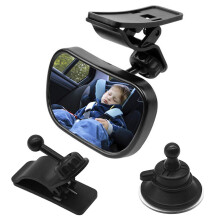 Adjustable Baby Car Mirror for Back Seat, Car Mirrors Baby Rear View, 360 Rear View Car Mirror, for Young Parents