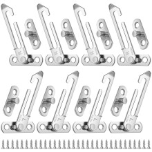 BREANIFULL 4 Pairs Window Restrictors Locks Window Restrictor Hook