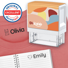 StiKiddo Personalised Name Stamp for Clothes Kids for Clothing Paper Chi
