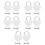 10Ensembles Cadenas Mini Pour Décoration Bureau 9