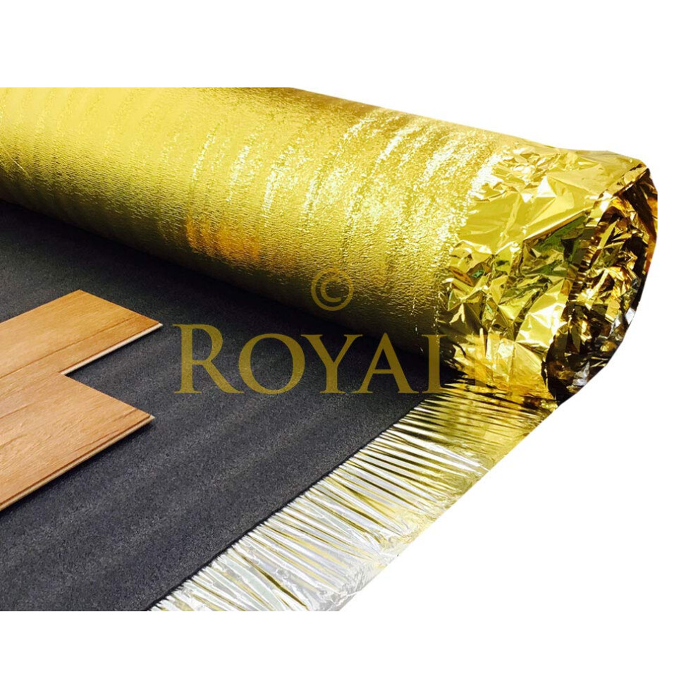 Royale Sonic 5Mm - Acoustic Underlay For Wood Or Laminate Gold