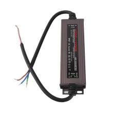 Fuente de alimentación LED IP67 12V 60W negro 120x60x30mm para exteriores