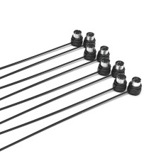 CME MIDI Cable 4-Pack - 2FT / 60cm, 5-pin DIN, Low-profile - Mirrored 45-Degree Angled Ultra-Thin Plugs for Compact Spaces - Ideal for MIDI Interface