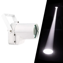 DMX Pinspot Mirror Ball Spotlight - 3w White Stage Spot Lights for Disco Ball Motor