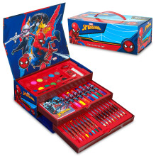 Marvel Art Supplies for Kids Art Set Avengers Painting Colouring Sets for Children Crayons Paints Markers Iron Man Captain America Hulk Art Case (Mul