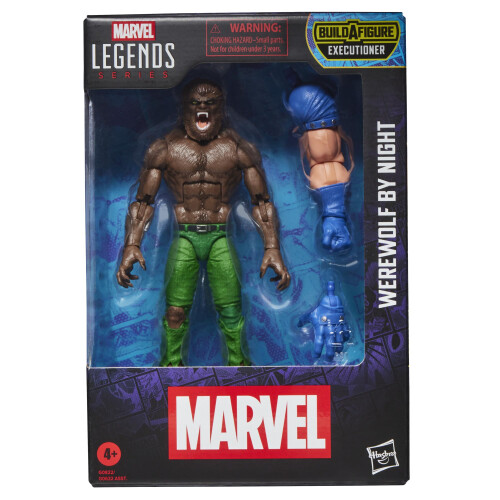 Marvel Marvel Legends Series Werewolf By Night Marvel Comics Action Figure, Dark Blue-grey