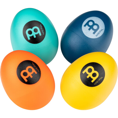 Meinl Percussion Egg Shaker Set - 4 different volumes - Including Soft, Medium, Loud, Extra Loud - Plastic, Multicolor (ES-SET-2)