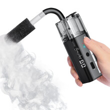 LENSGO SMOKE GO Portable Handheld Smoke Machine 30W – Mini Fog Machine with Remote Control & Rechargeable Battery, 5-in-1 Modes for Photography, Vid